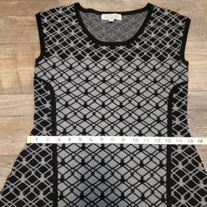 🍁Black/Grey Sweater Dress M